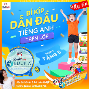 Combo Babilala trọn đời và Edupia tiểu học trọn đời chính hãng