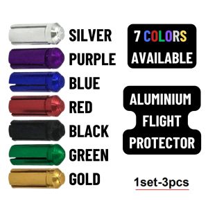 FIRMCROSS FLIGHT PROTECTOR - 7 Colors Anodised Alu Dart Flights Protector 3 pcs/pack