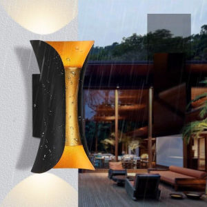Waterproof Led Wall Light Modern Outdoor For Home Design / Corridor / Home Decor Wall Lamp Lampu Dinding warm white light slender waist Wall Lamp Waterproof Nordic Vintage Double Head Up Down Wall Light