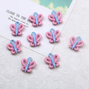 Alloy Dripping Oil Two Colors Alloy Butterfly Small Pendant DIY Handmade Bracelet Necklace Earrings Bead Accessories Material