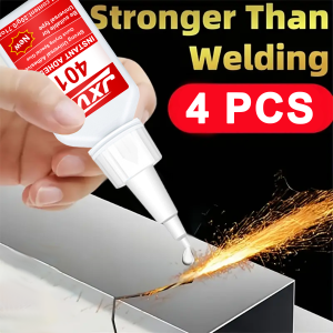 JXVX Hot Sale 20g High Strength Super Glue Universal  Instant Quick-drying Black Cyanoacrylate Adhesive Strong Glue Plastic Wood Ceramic Metal Soldering Agent.