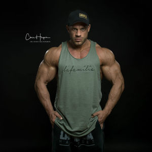 Loose Embroidered Fitness Sport Tunic Vest