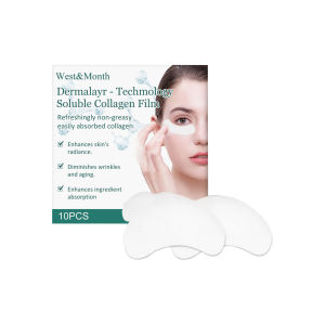 West Tháng Dermalayr Công Nghệ Tan Trong Collagen Phim dưỡng ẩm cấp nước làm săn chắc da làm dịu da Phai Nếp Nhăn Nếp Nhăn Làm Sôi Không Dầu Nhờn Dễ Dàng Hấp Thu Trẻ Hóa Sáng Vá Sản Phẩm Dưỡng Da