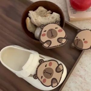 Dép trẻ em xixitiao 2024 mùa hè mới trẻ em dễ thương bé trai và bé gái giày tổ ong hoạt hình dép đi biển kaki