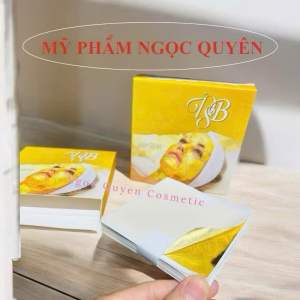 [Loại 1 tan không lợn cợn] Xấp 100 Miếng Mặt Nạ Vàng lá 24K Trắng Da Ngăn Ngừa Lão Hóa