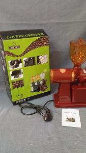 Máy Xay Hạt Cà Phê Mini N600 Electric Grinder Nhỏ Gọn Có 8 Mức Độ Xay Và Phễu Chống Tắc