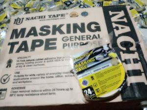 LAKBAN KERTAS. MASKING TAPE 24mm 1"