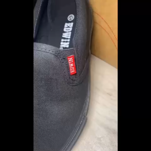 Edwin EW2399 Black School Shoe - Slip-On Lo Cut, EU Sizes 34-45, 31cm Length, 17cm Width, 11cm Height, 1kg Weight