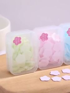 City Goods Disposable Soap Paper Travel Soap Paper Washing Hand Bath Clean Scented Slice Sheets