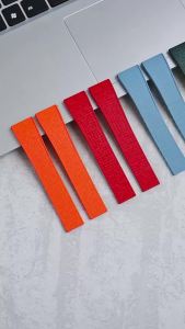 New Design Fluoro Rubber Watch Band 18 19 20 21 22mm Cut to Size Fast Release Adjustable Universal Bracelet Strap for Men Women