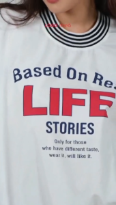 Logo Jeans Blouse Wanita Cevarla White 24A60L5WT