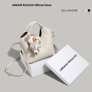 URCDN RDALVO | Trendy Soft Leather Woven Handbag Crossbody Bag