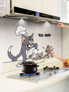 Miếng Dán Tường Nhà Bếp Chống Dầu Tự Dính Chống Thấm Nước Chống Cháy Chịu Nhiệt Độ Cao Bảo Vệ Máy Hút Mùi Trang Trí