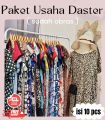 PAKET USAHA DASTER RAYON ISI 10 PCS (sudah obras) / GROSIR DASTER KEKINIAN. 