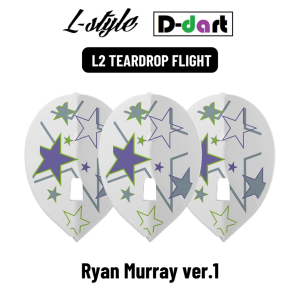 L STYLE DARTS FLIGHT - (L2 TEARDROP) L-Flight PRO L2 MIX FLIGHT L PRO DART FLIGHT (SAYAP ARROW)