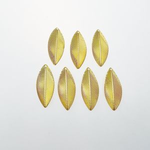 DIY 3D Small Leaf Accessory 14x34mm