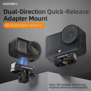 Magnetic Quick Release Adapter Mount For DJI OSMO Action 6 OSMO NANO Camera Stand Mount Adapter With 1/4 Inch Screw