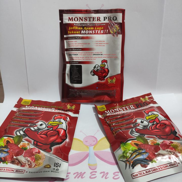 Monster pro - vitamin ayam sarapan protein maksimal ayam - monsterpro