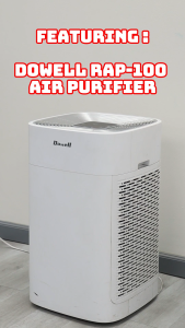 Dowell GoPure RAP-100 100 sq. meter Double Sided Composite Multi Stage Filtration Air Purifier for Room with Hepa Filter