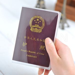 Transparent Travel Passport Holder Cover Waterproof Anti-dirty Student ID Card Cover Credit Card Holders Passport Protective Case