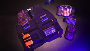 Bộ Áo Vest Chiến Thuật Ngoài Trời Dành Cho Trẻ Em Với Phụ Kiện Súng Đồ Chơi Dành Cho Nerf N-Strike Elite Series Boys Hộp Đựng Đạn Đồ Chơi Quà Tặng