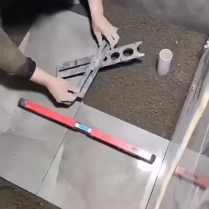 Thước Lấy Dấu Khoan Khoét Lỗ Gạch Inox 304 - Thước 2 Đoạn Lấy Dấu Ống Nước Ốp Lát Gạch Chuẩn Xác