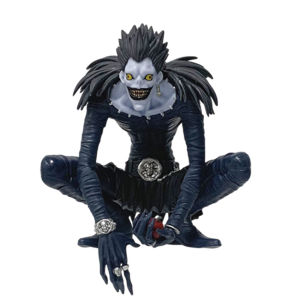Bandai | Deathed Noted Anime Figure Yagami Light & Ryuk Sitting Pose PVC Model Statue Collectible Desk Ornament Action Figurine Toy