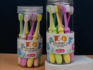 【MY Girl】Buy 1 Take 4 Kids Soft Bristle Toothbrush Set with Assorted Colors - 10pcs for Ages 3-12