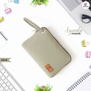 Dompet pouch wanita ayunda mozaik by biru tsabita