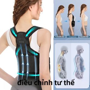 Có Thể Điều Chỉnh Tư Thế Corrector Lưng Chỉnh Hình Dây Đeo Cho Nam Và Nữ Thoải Mái Cột Sống Nẹp Cho Lưng Trên Hỗ Trợ Viêm Mụn Hỗ Trợ