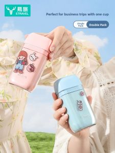ETRAVEL | Bộ Cốc Đánh Răng Du Lịch Có Thể Gập Với Đánh Răng Và Kem Đánh Răng