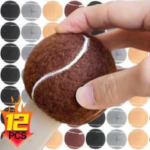 12PCS Tennis Balls Shape Chair Leg Furniture Leg Covers Floor Protection Nonslip Stool Leg Protector for Sofa Home Bedroom