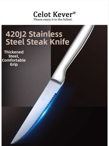 316 Stainless Steel Western Knife for Main Courses