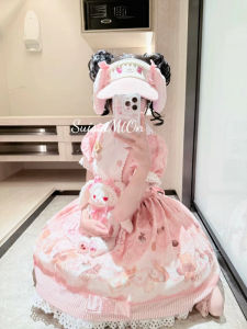 Handmade Original Large Head Size Sun Hat UV Protection Cute Rabbit Design for Lolita Girls Customizable No Brand Registered