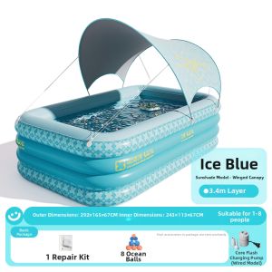 EnjoyLife | Inflatable Shade Swimming Pool For Home Outdoor
