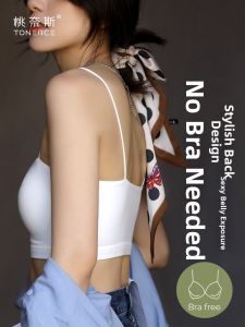 TONERCE | Trendy Padded Crop Top Camisole Summer Wear