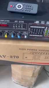 MegaPro AV-270 Stereo Mixing Power Amplifier: Super Heavy Duty & High Power Output