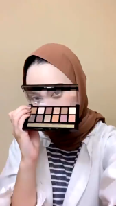Brasov Eyeshadow 12 warna Nude dan Mix | Eyeshadow Make Up Palette | Make up mata