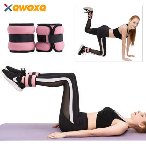1 Pair Adjustable Ankle Weights for Women and Men (0.25kg/0.5kg Each Pack) Modularized Leg Wrist Weight Straps for Yoga Gym