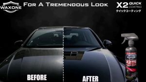 WAXONE Quick Coating X2 big capacity car Nano ceramic water rain repellent auto paint protection