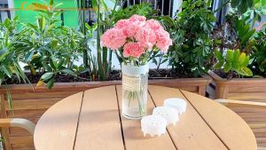 Alat Merangkai Bunga Spiral Transparan Flower Stem Holder Reusable Alat Merangkai Bunga Spiral Silikon Multi-Hole Untuk Tampilan Buket