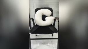 Letter Plush Pillow Soft Initial Throw Cushion Letter Hugging Throw Pillows Decorative Alphabet Throw Pillows for Bed Couch Letter Pillows English Alphabet A to Z for Sofa Bedroom Car Nursery Decor