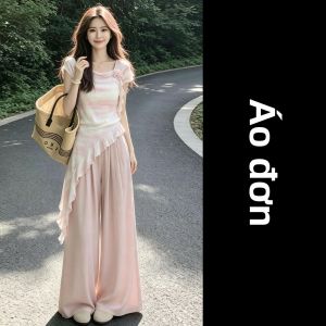 SUSIEYUAN | Quần Dài Chân Rộng Phù Hợp Với Phụ Nữ Bé Gọn