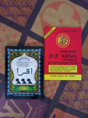 BUKU 2 PCS IQRO DAN JUZ AMMA BESAR