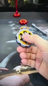 Meade | EDC Fingertip Windmill Scepter Slider Finger Metal Rotating Coin Stress Relief Gyro Desk Fidget Toy for Adults Home Office Toys