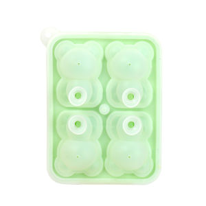 D.S. แม่พิมพ์ทำน้ำแข็งรูปหมี ซิลิโคนทำน้ำแข็งรูปหมี ice cube mold