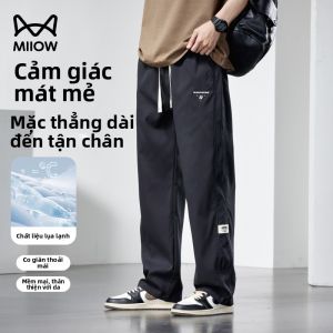 Quần dài thể thao MiiOW cho nam vải Ice Silk polyester nhanh khô thoáng khí