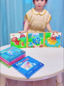 Bevavar 3in1 Buku Puzzle Magnet Booklet Magnetic Puzzle Leveled Mainan Edukasi Anak