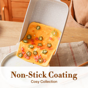 Non-Stick Japanese Tamagoyaki Pan Egg Pan Omelette Pan Egg Roll Pan Breakfast Cookware Pan