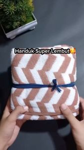 Handuk Mandi Towel Mikrofiber Lembut 140 x 70 cm Daya Serap Tinggi Murah Berkualitas Mudah Meresap